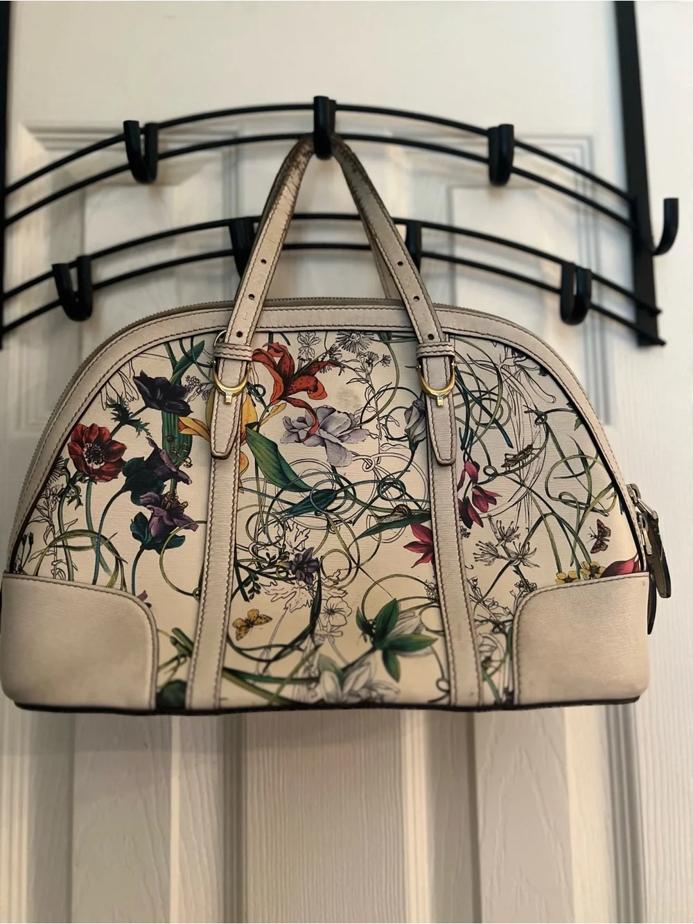 Gucci flora bag bowling style